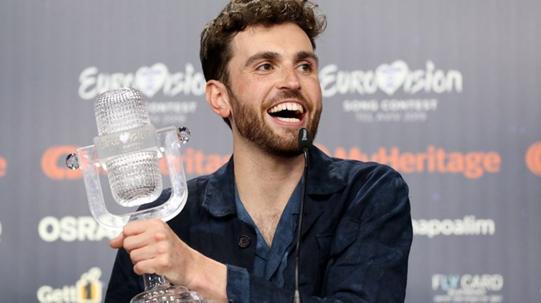 Songfestivalwinnaar Duncan Laurence.