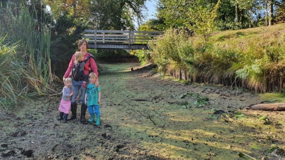 droogte op landgoed De Wiersse bij Vorden