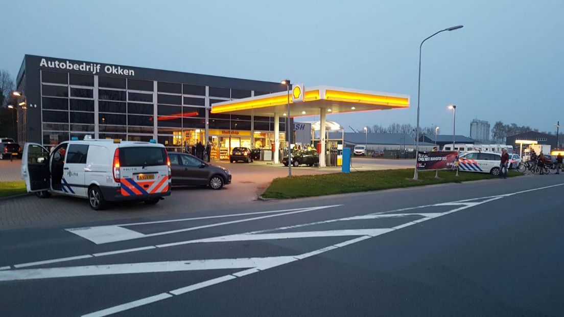 De man overviel op 6 april een tankstation in Gieten (Rechten: Van Oost Media)