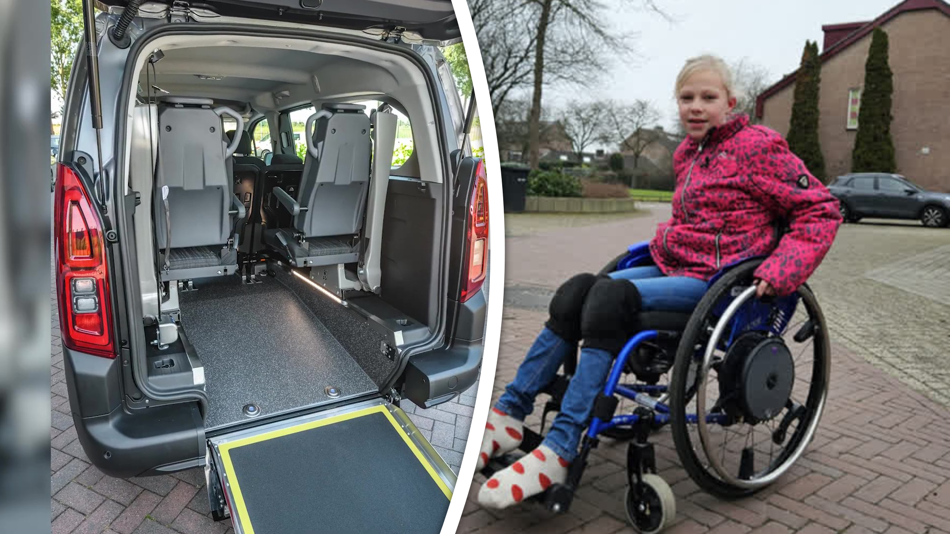 Het gezin Fledderman uit Dordrecht heeft een rolstoelbus nodig voor tienjarige dochter Amarise.