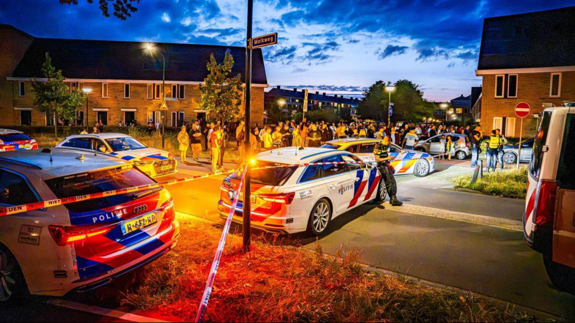 Omwonenden moesten een tijdlang hun huis uit.