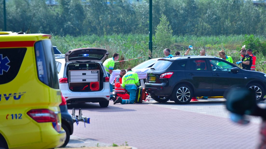 De politie deed na afloop van de schietpartij onderzoek.