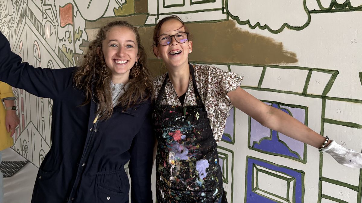 Honderden Meppelers helpen met beschilderen van fietstunnel: 'Kijk, dit heb ik gedaan!'