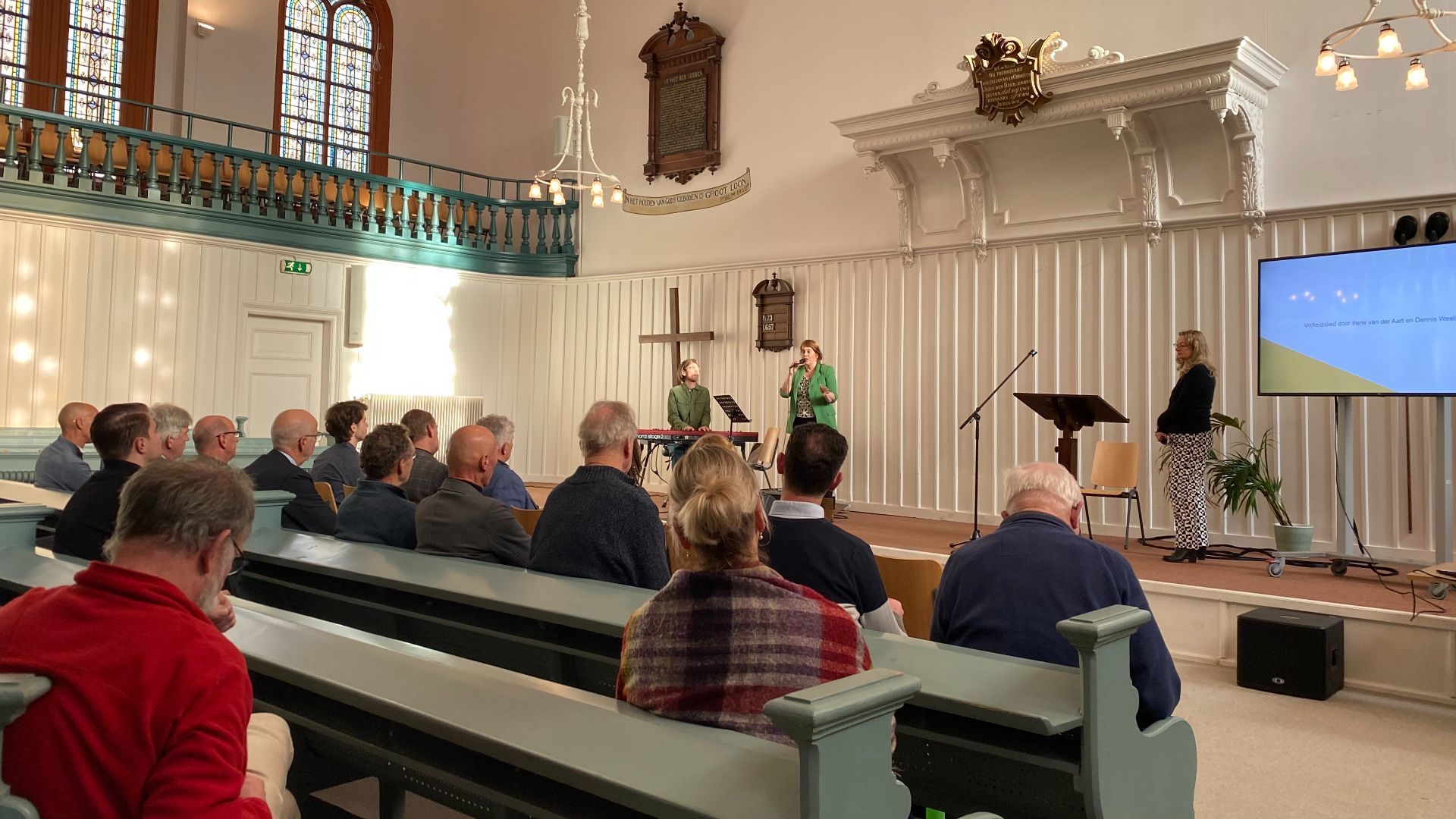 In de Stadswal in Doetinchem werd een begin gemaakt voor een aftrap van 80 jaar vrijheid in de Achterhoek.