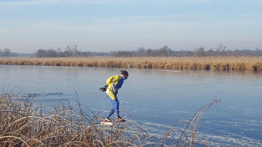 Schaatsen op natuurijs