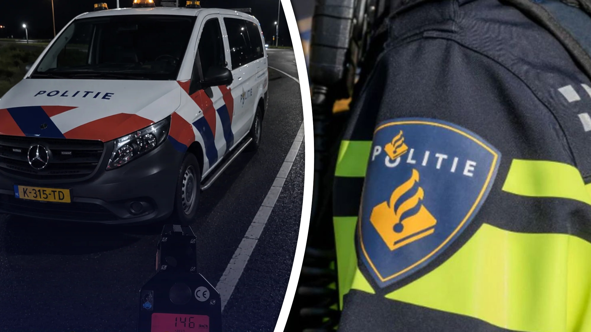 De politie heeft het rijbewijs in beslag genomen.