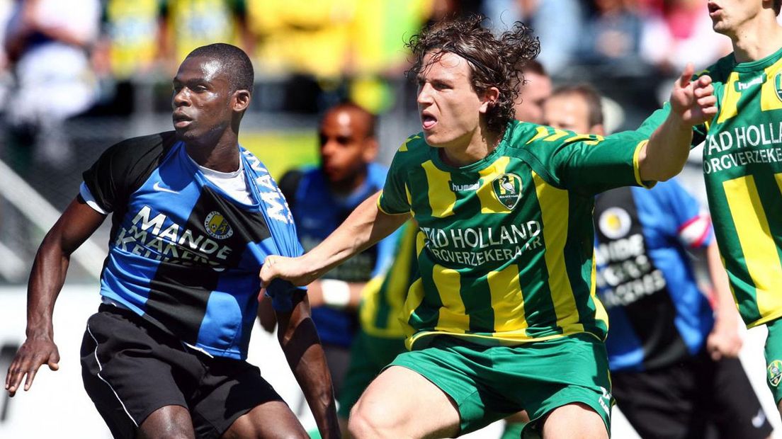 Daryl Janmaat in eerste periode bij ADO