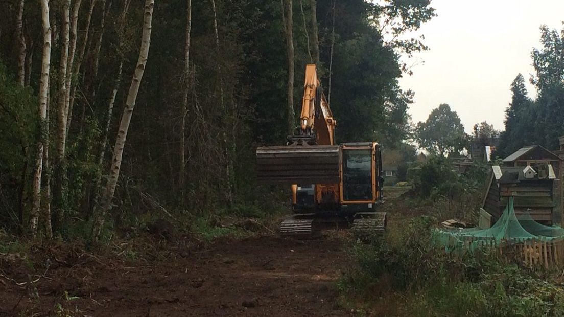 Graven van afwateringssloten (Rechten: RTV Drenthe/Petra Wijnsema)