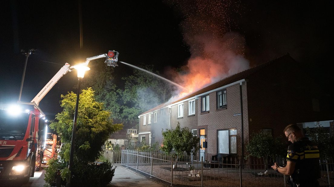 De woningen raakte onbewoonbaar.