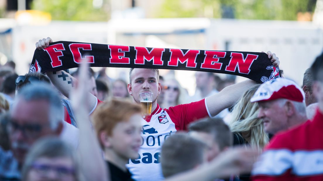 FC Emmen staat negende,
 Groningen helemaal onderaan in de eredivisie (Rechten: Jeroen Jumelet/ANP)