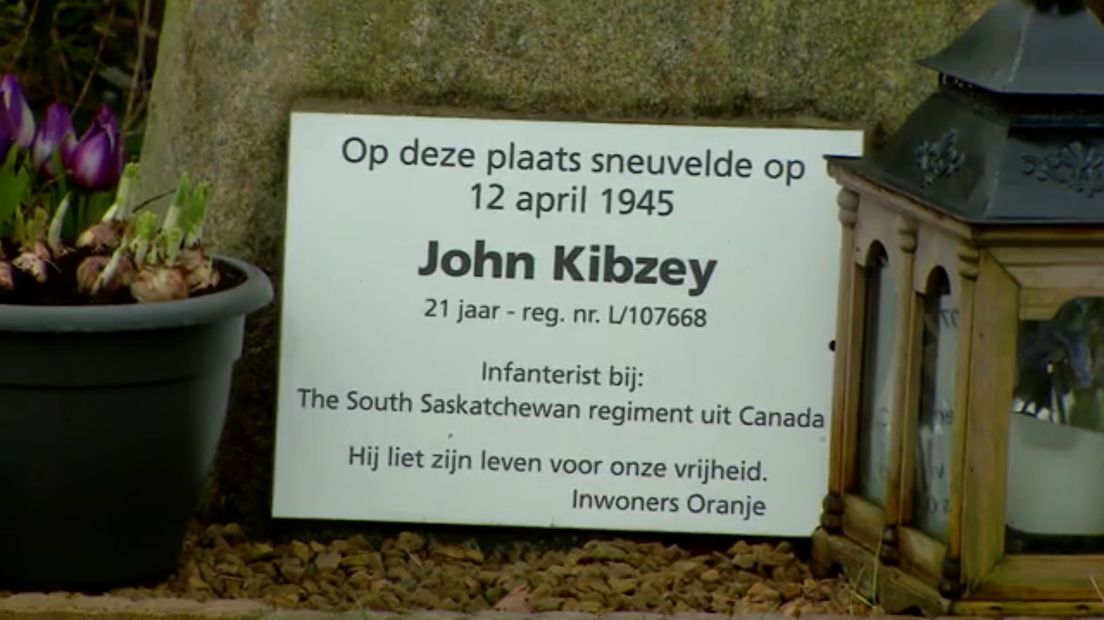 Het monument voor John Kibzey in Oranje