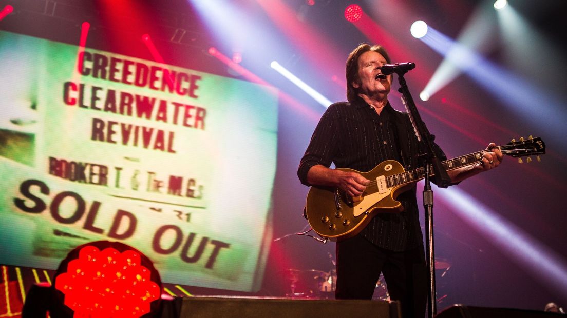Creedence Clearwater Revival zanger John Fogerty tijdens zijn optreden in de Ziggo Dome (Rechten: ANP KIPPA / Paul Bergen)