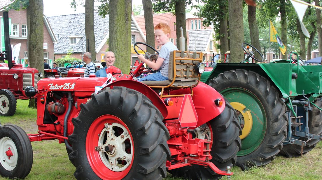 Een oude trekker (Rechten: Tamar de Vries / RTV Drenthe)