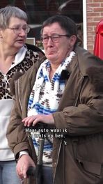 Wil haar auto is vernield