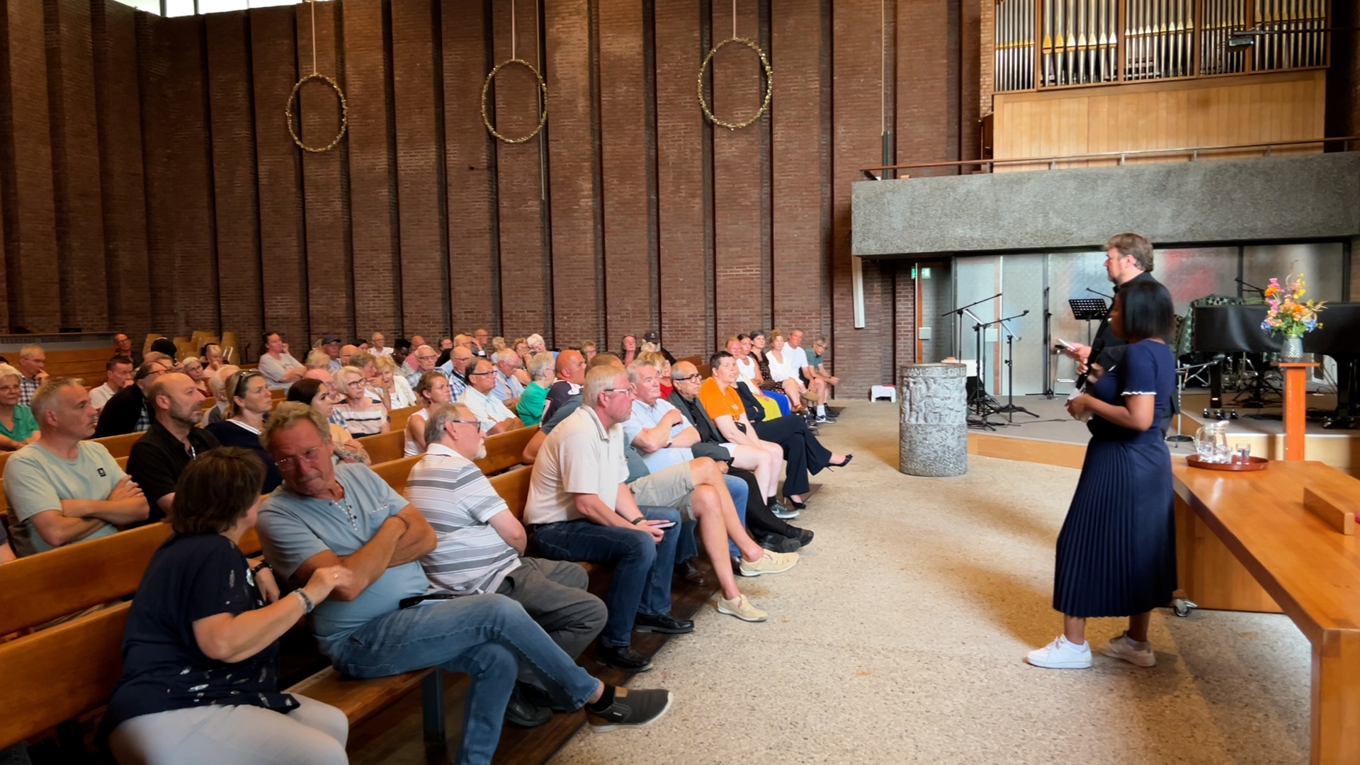 Ruim honderd bezoekers kwamen af op de bijeenkomst