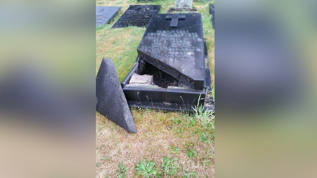 Vernielingen op begraafplaats in Zwolle