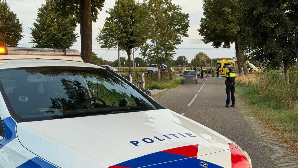Wielrenner gewond bij aanrijding