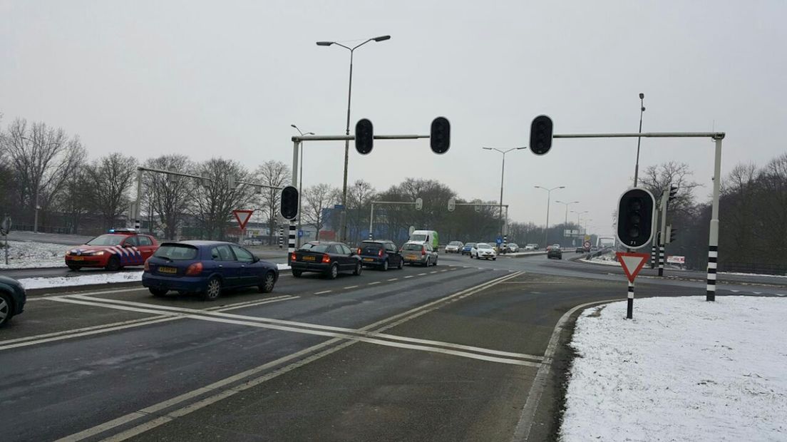 Verkeerslichten in Almelo werken niet