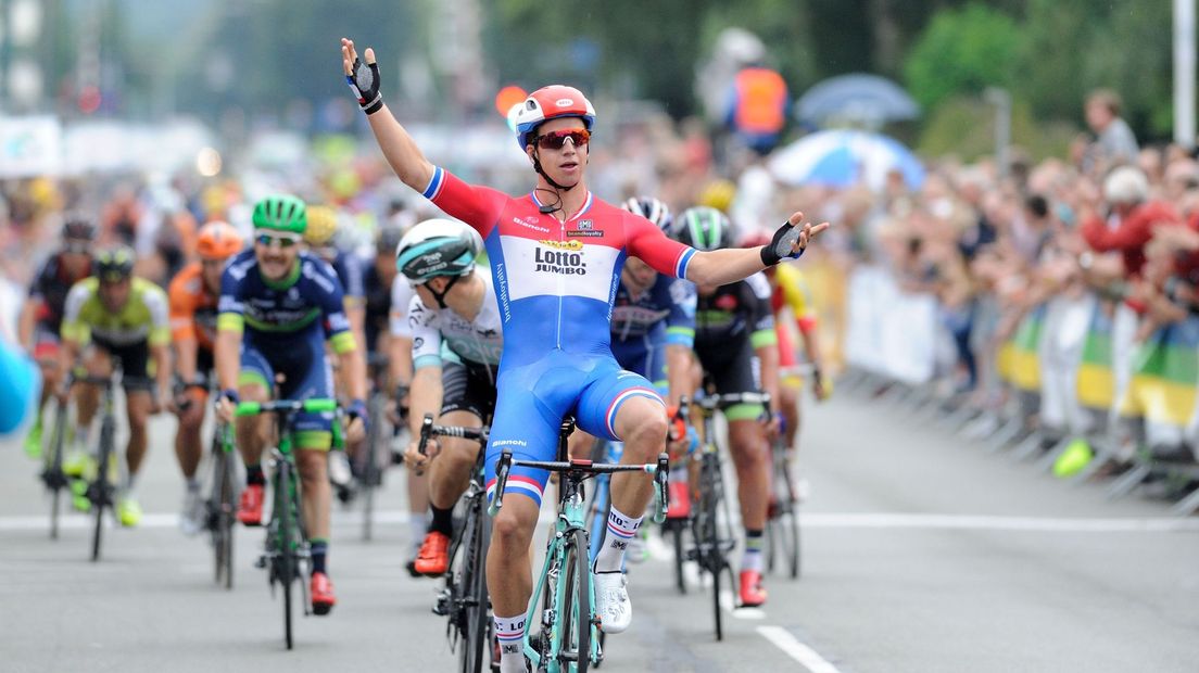 Dylan Groenewegen in de Arnhem Veenendaal Classic 2016.