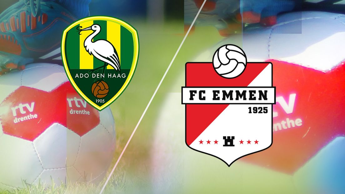 FC Emmen neemt het op tegen ADO Den Haag (Rechten: RTV Drenthe)