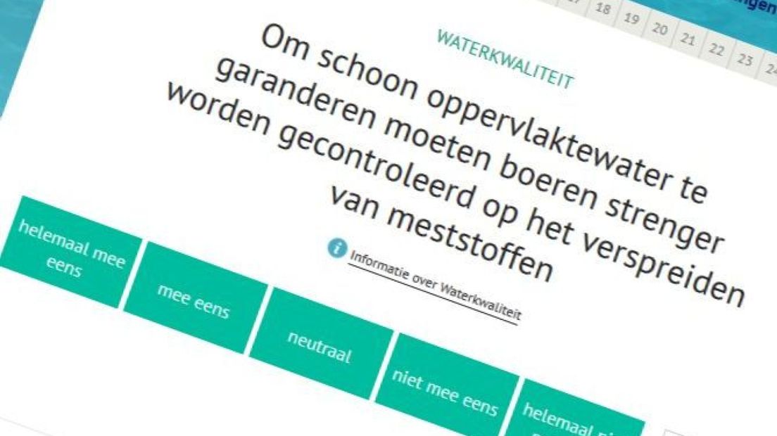 Er valt wat te kiezen, ook bij het waterschap