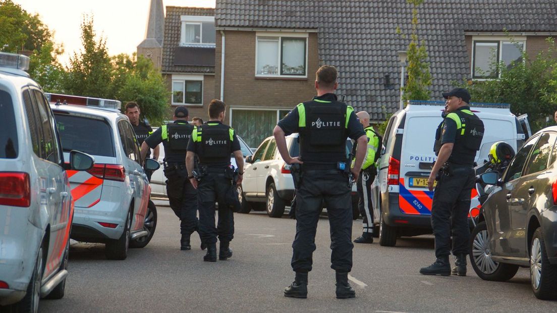 Veel politie tijdens onderzoek in Maasland
