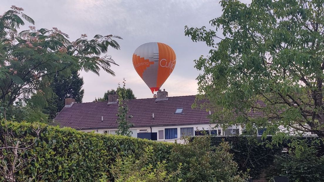 De luchtballon bij Velp.