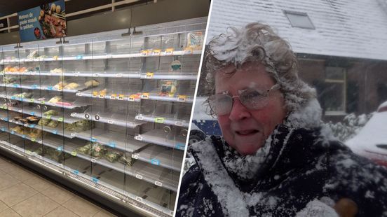 Lege vakken in supermarkt • stoepje vegen: wel of niet?