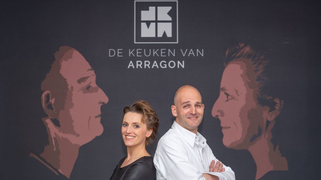 Gastvrouw Cynthia Busscher en chefkok Herco van Arragon zijn klaar met 2,5 maand niks doen (Rechten: eigen foto)