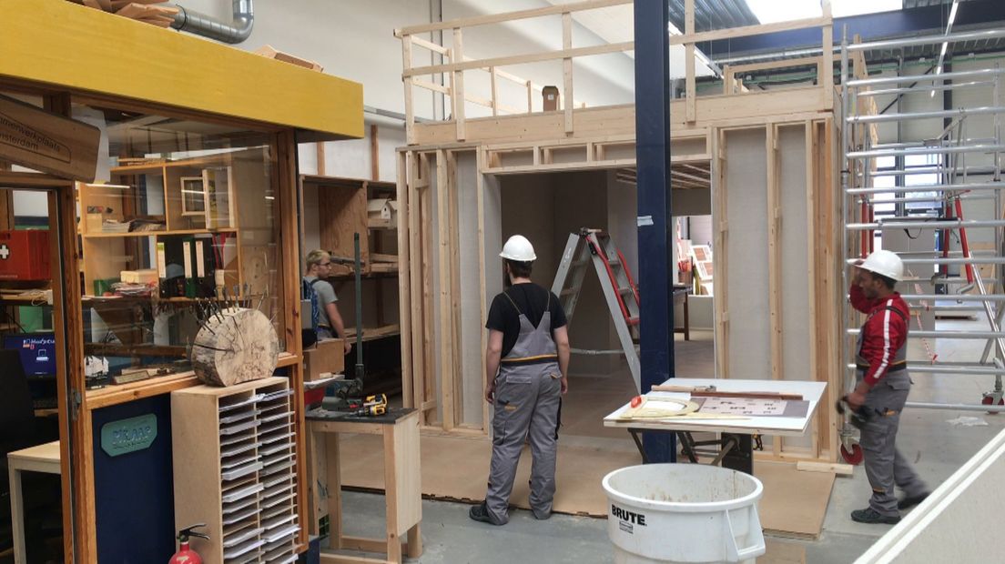 ROC Mondriaan Den Haag bouwen in school een modelwoning voor Haag Wonen