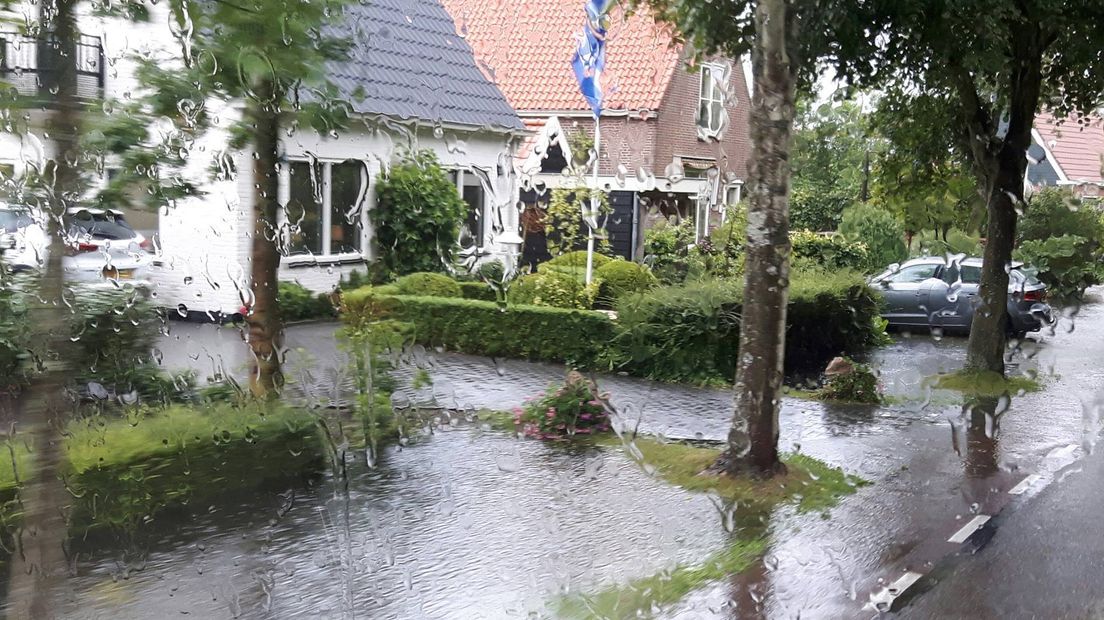 Wateroverlast in Burgh-Haamstede