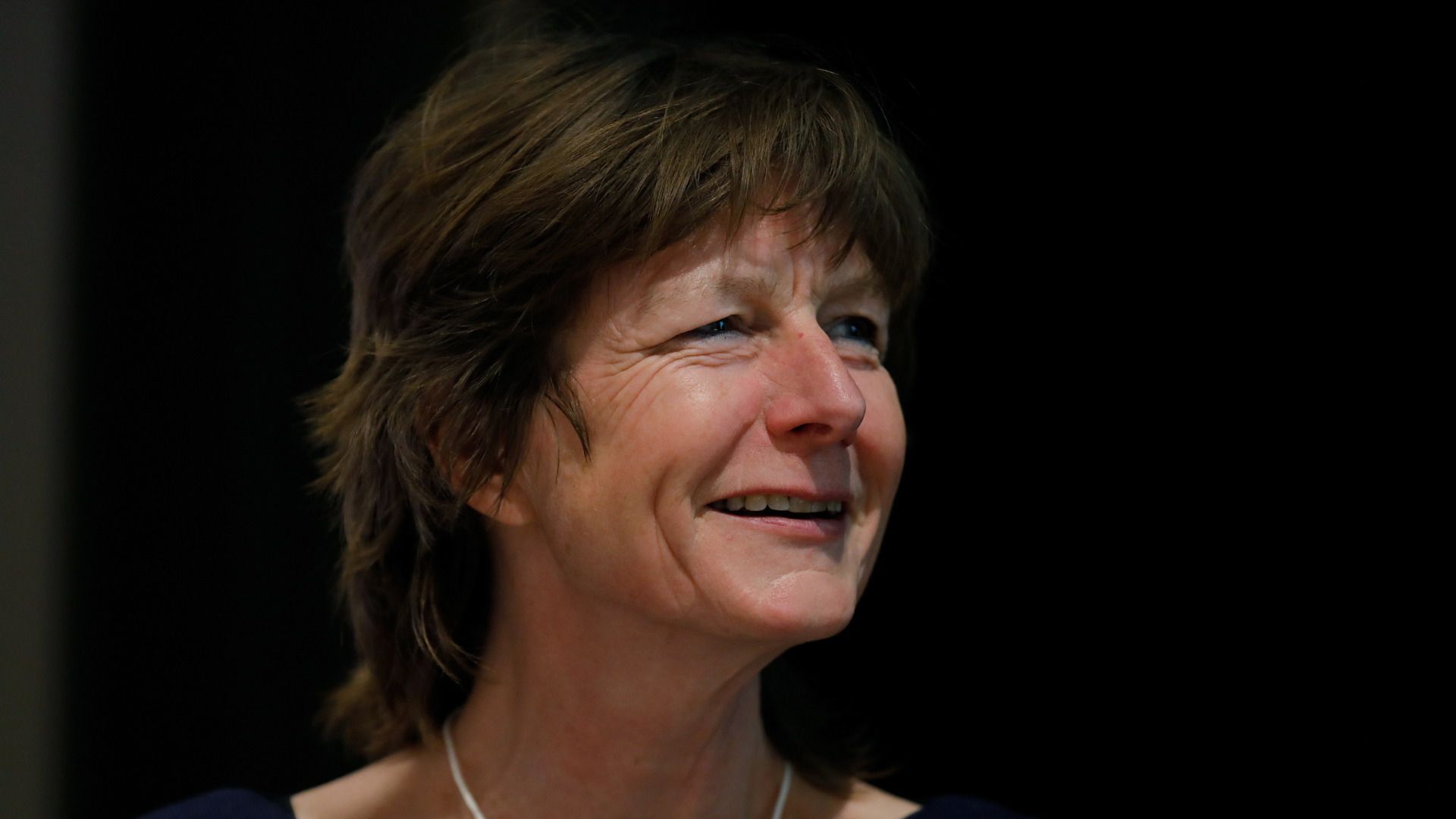 Linda Steg by de presintaasje fan it IPCC-rapport