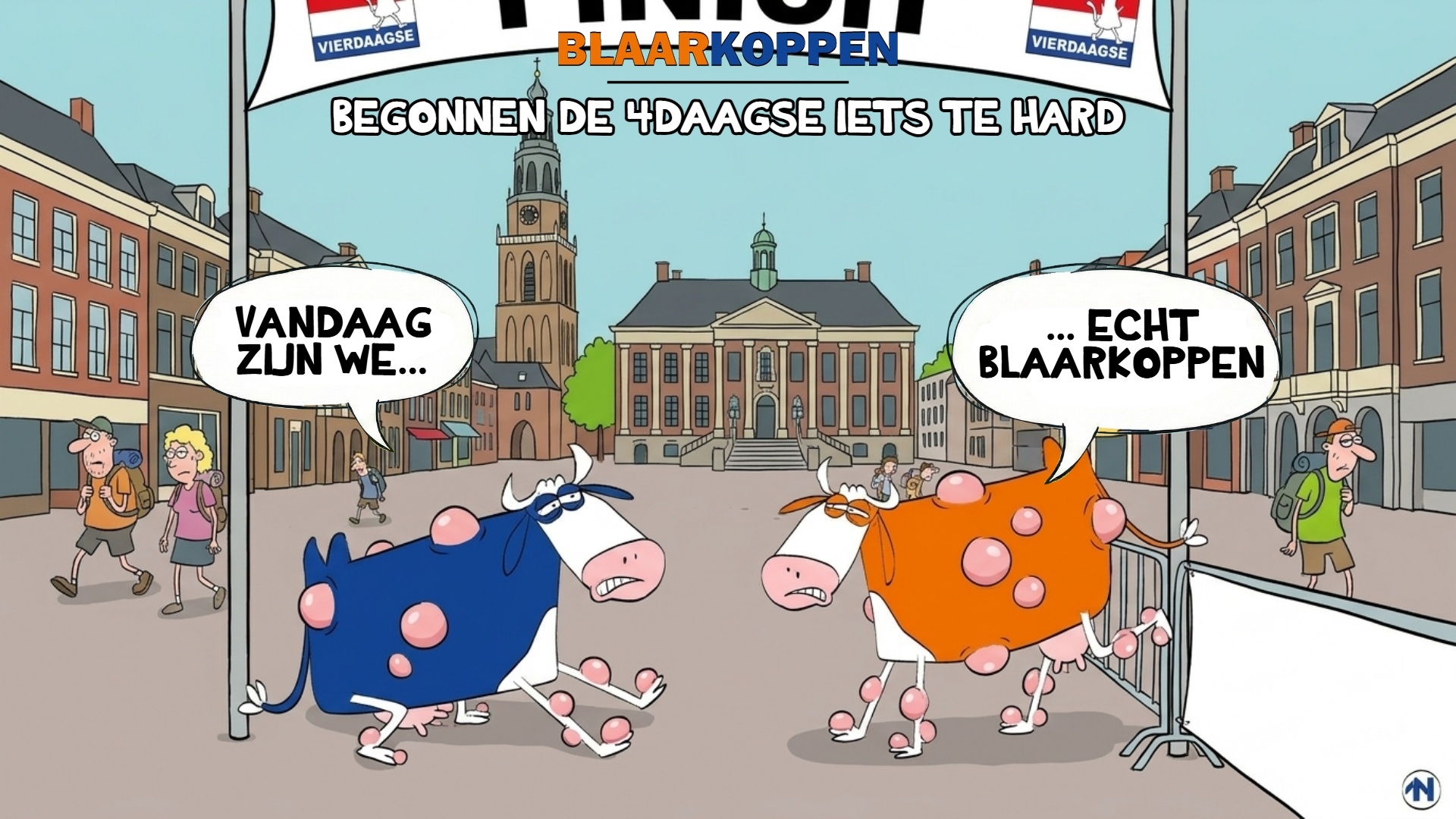 Blaarkoppen doen hun naam eer aan