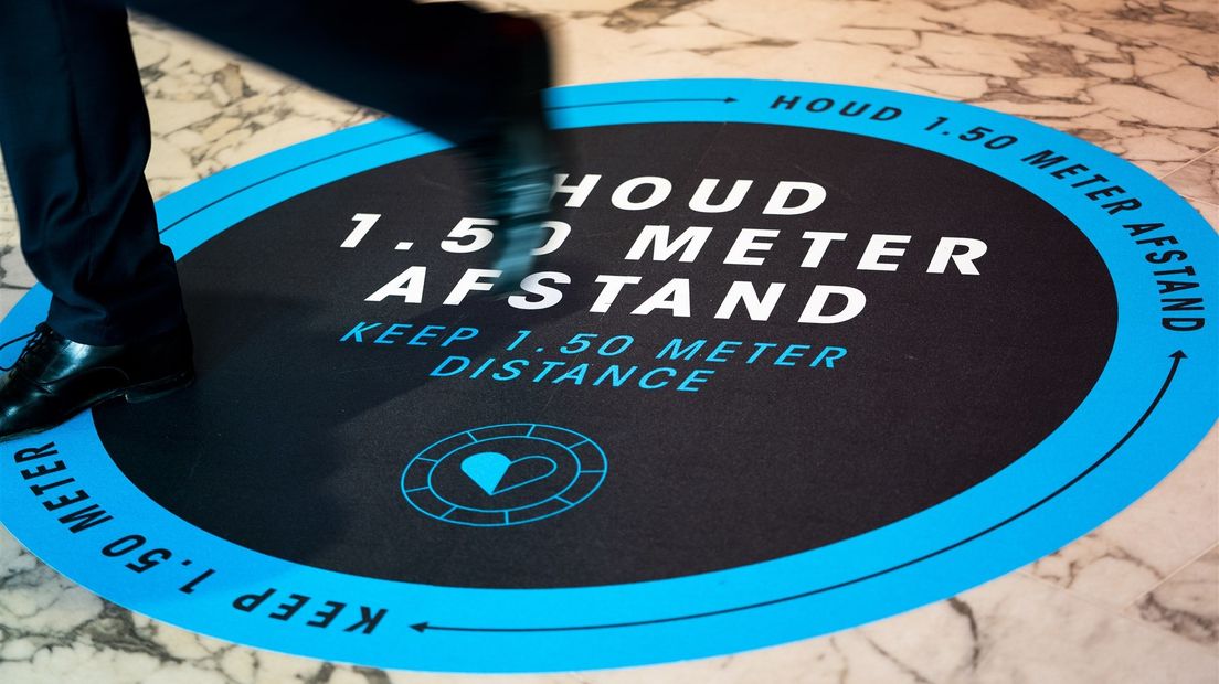 Deze regel blijft gelden: houd anderhalve meter afstand