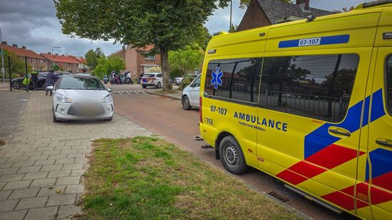 Kind gewond bij aanrijding tussen fietser en auto. Kind gewond bij aanrijding tussen fietser en auto.