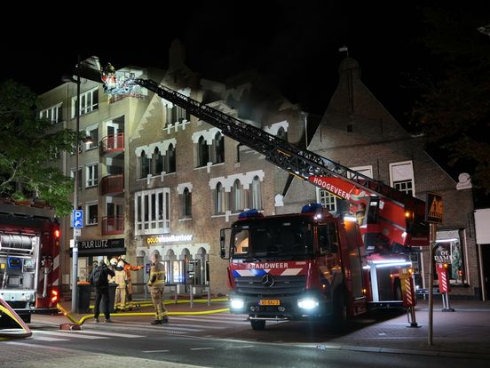 Brand in appartementencomplex in Hoogeveen