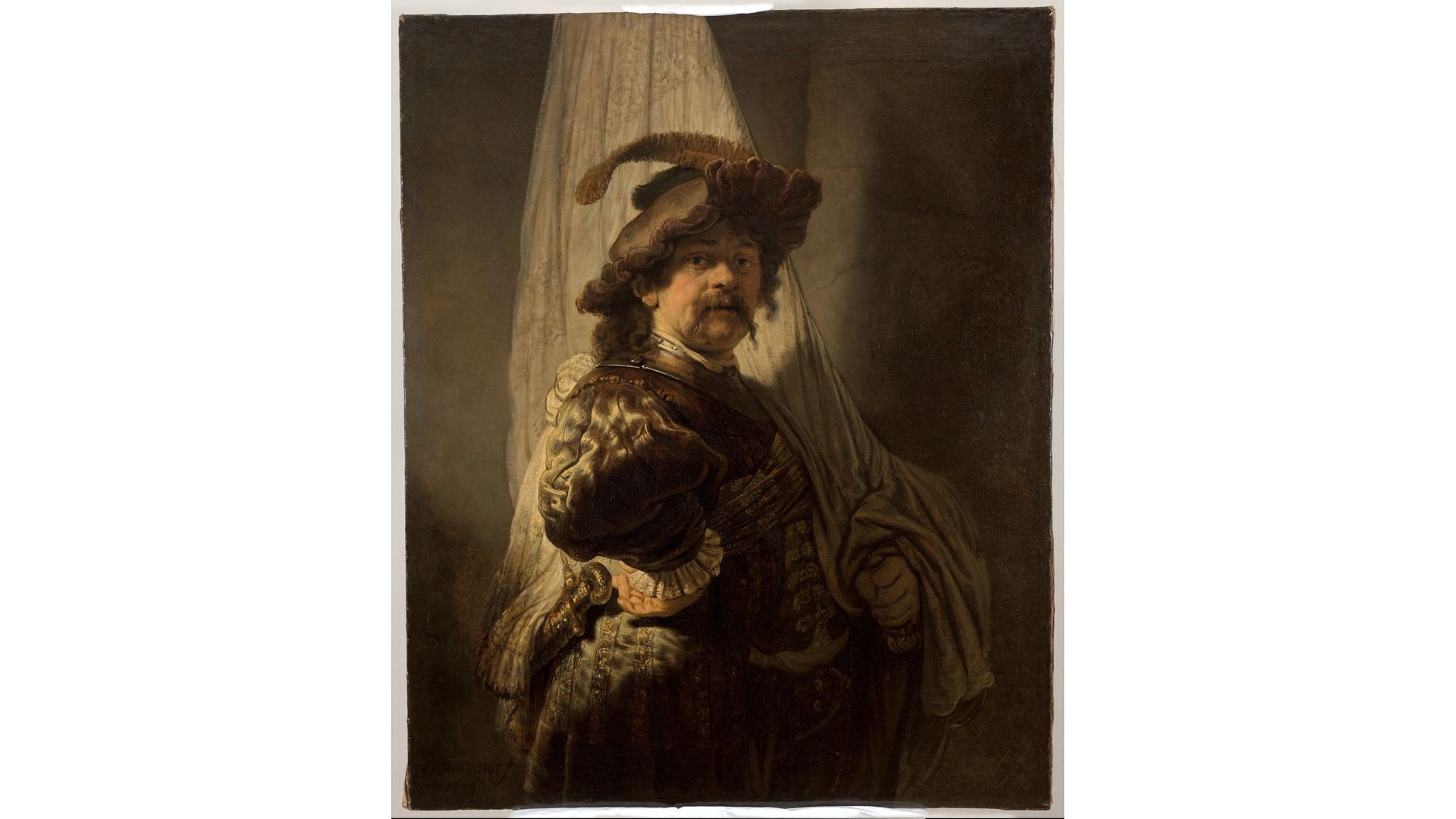 Rembrandt van Rijn, ‘De vaandeldrager’ (1636). Kolleksje Rothschild