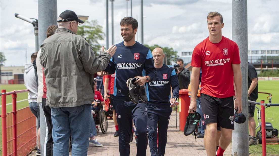 De eerste training van Gonzalo Garcia Garcia