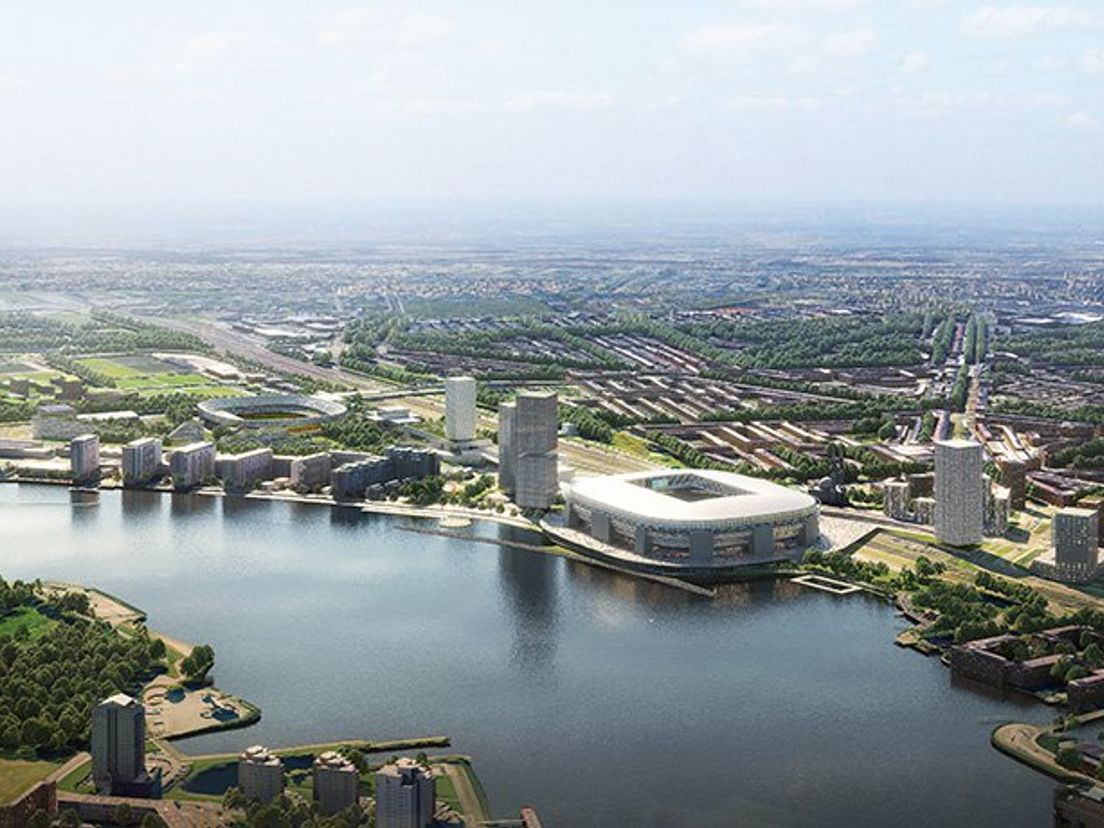 Artist Impression Feyenoord City