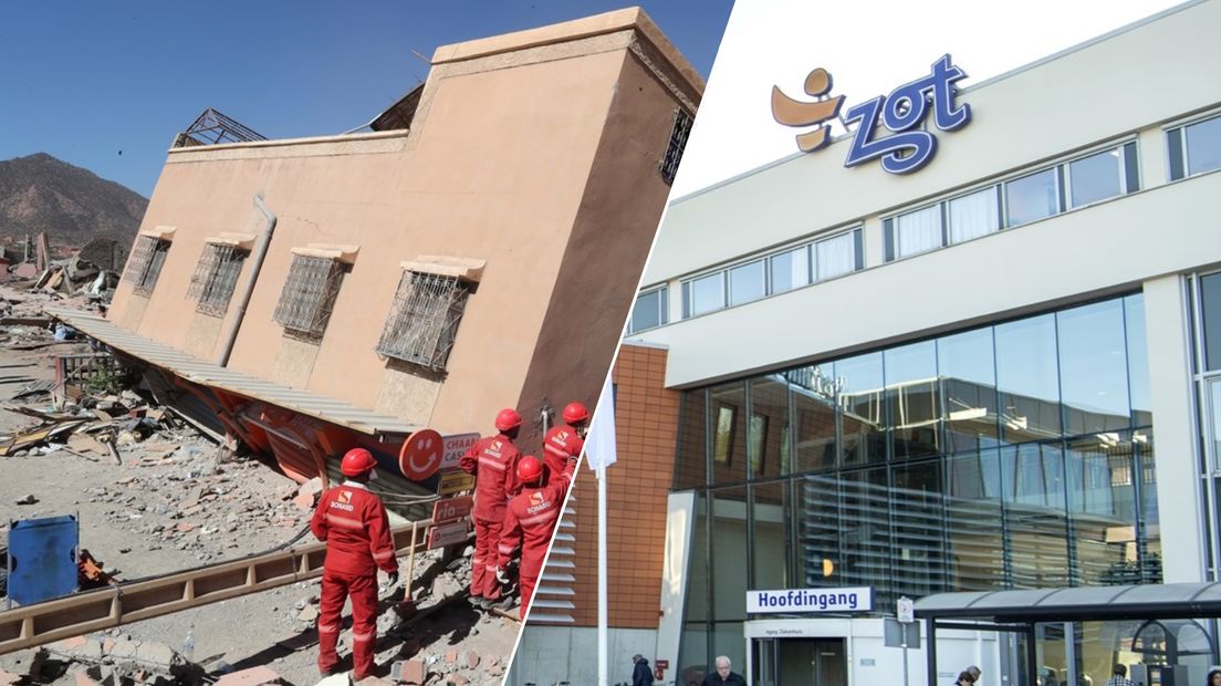 ZGT heeft hulpgoederen naar het getroffen gebied in Marokko gestuurd.