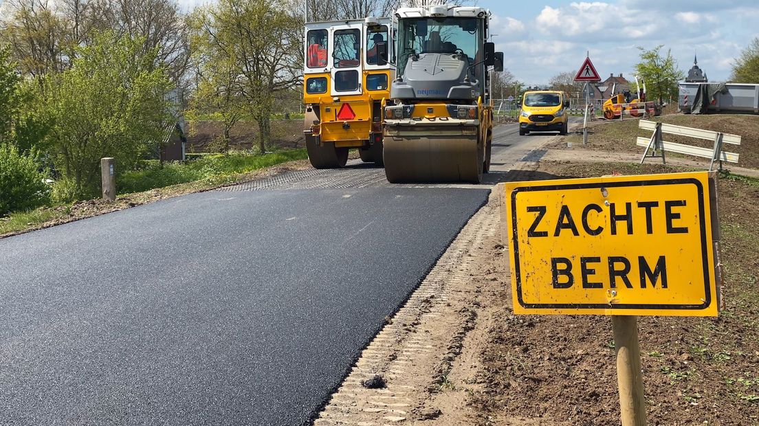 Bijna een jaar werd er aan de Lekdijk gewerkt