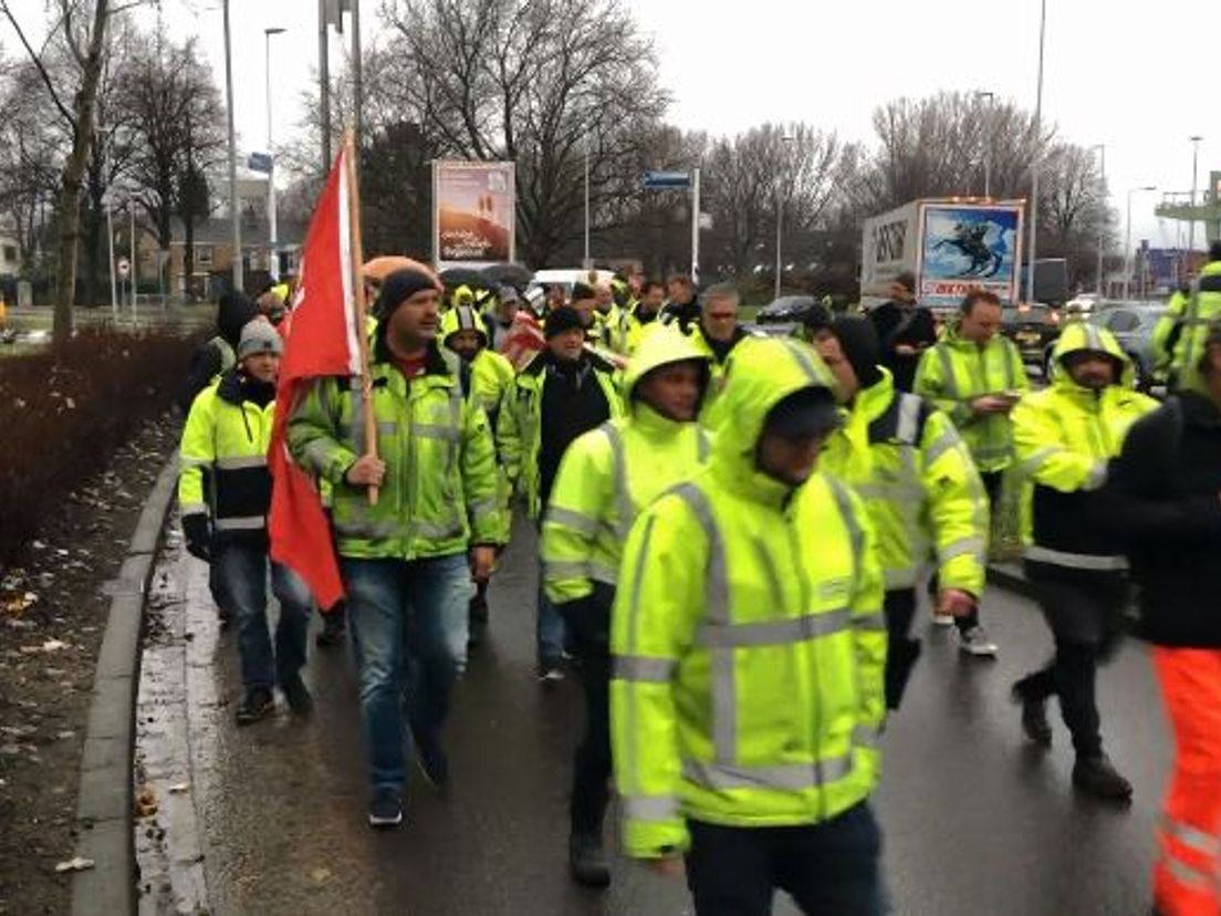 Medewerkers van Uniport voerden eerder al actie.
