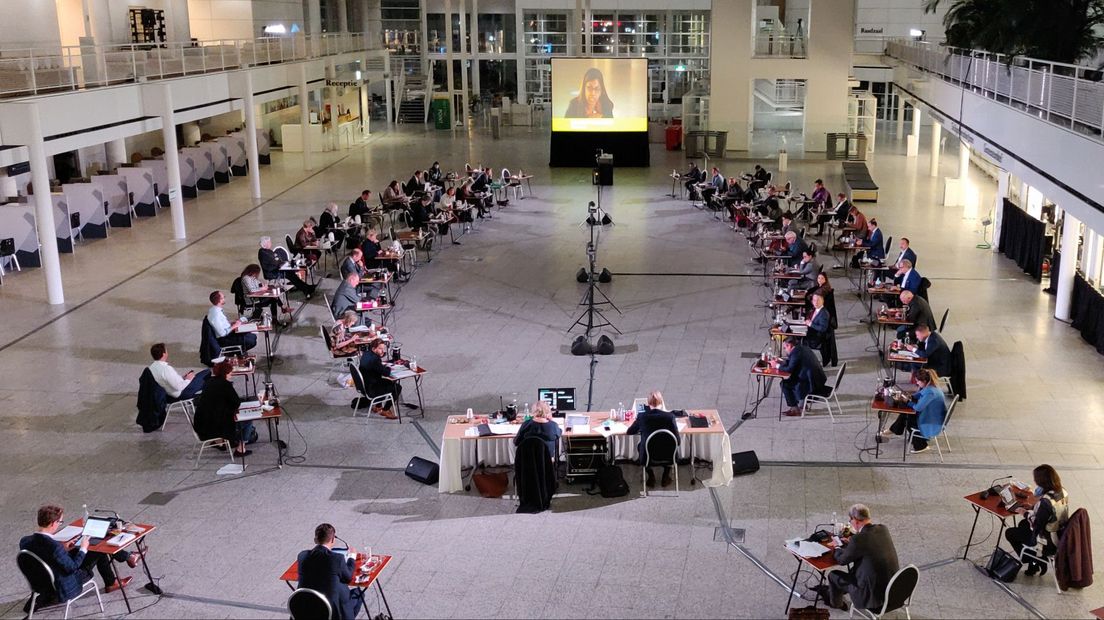 Haagse gemeenteraad in het Atrium