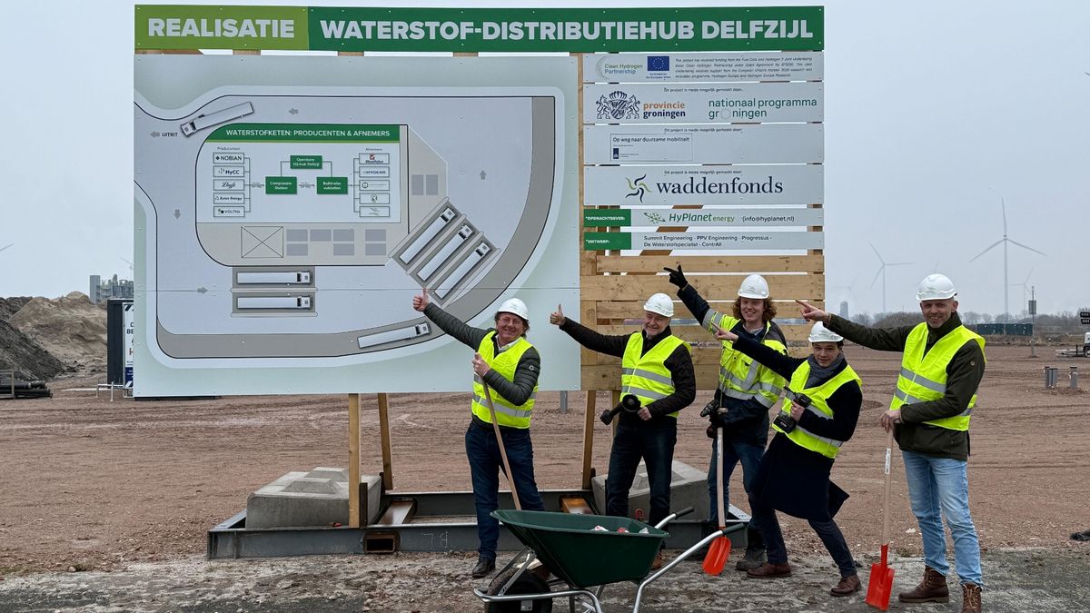 Delfzijl krijgt vulstation voor waterstof, nog vrachtwagens nodig om die schone brandstof op de juis