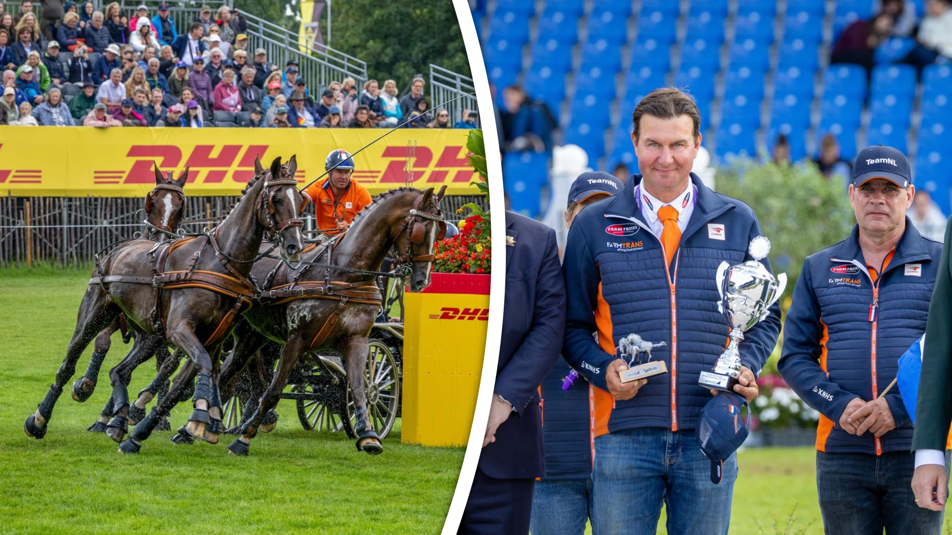 Koos de Ronde uit Zwartewaal opnieuw wereldkampioen met vierspan