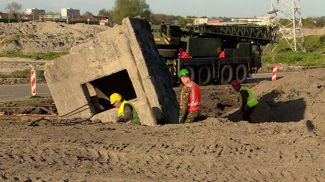 Bunker verhuisd naar Bevrijdingsmuseum (video)