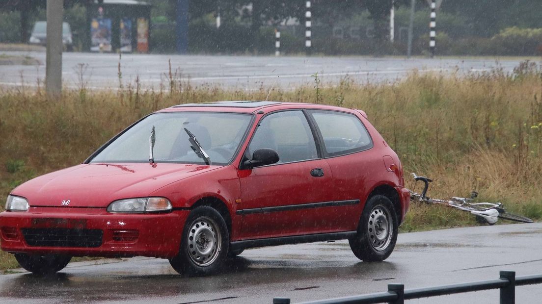 botsing auto fiets Assen Transportweg