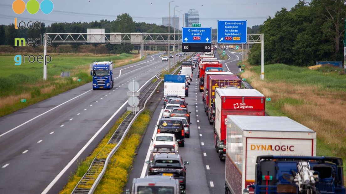 File op de A28