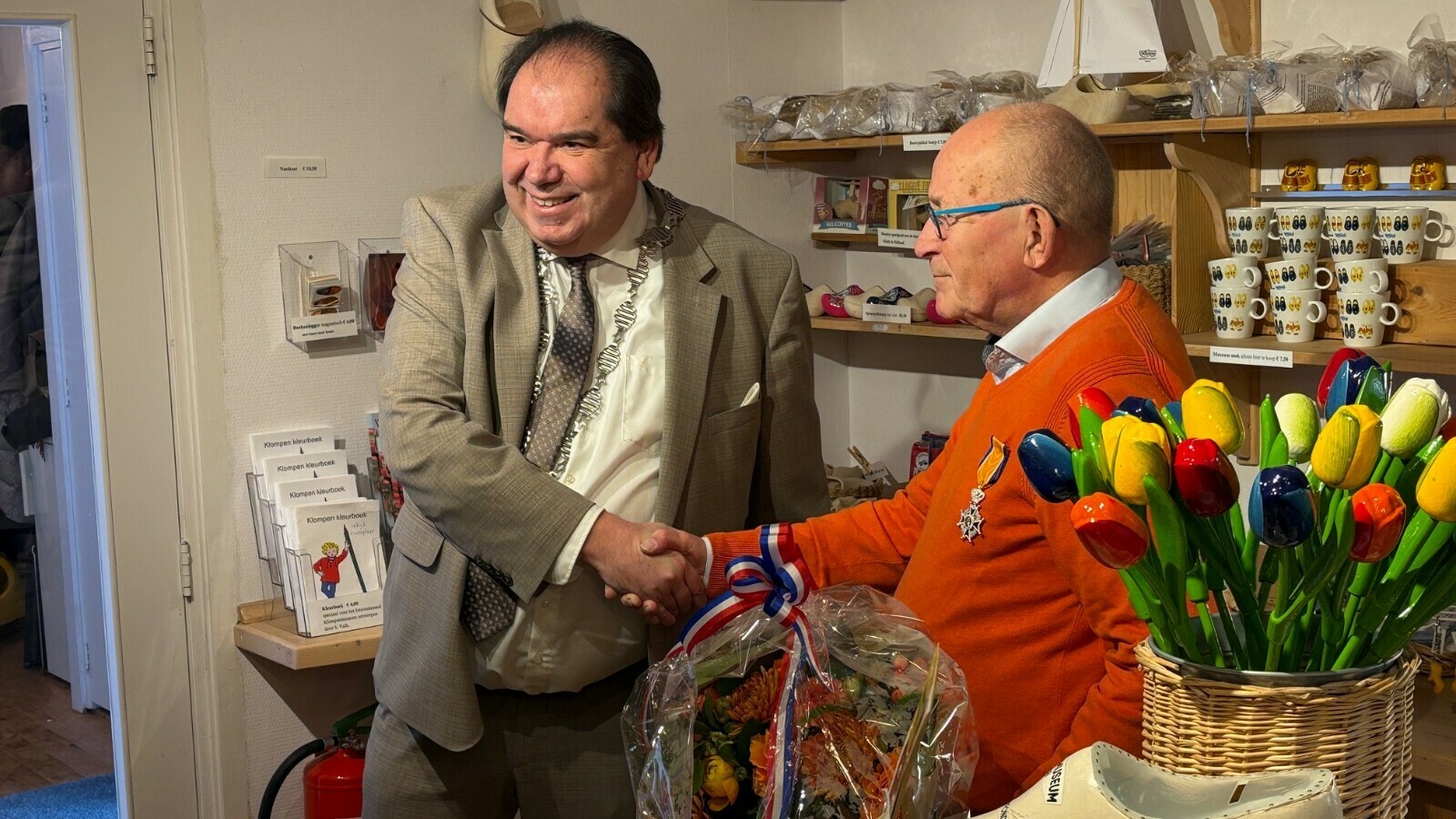 'Opa Klomp' benoemd tot Ridder in de Orde van Oranje-Nassau