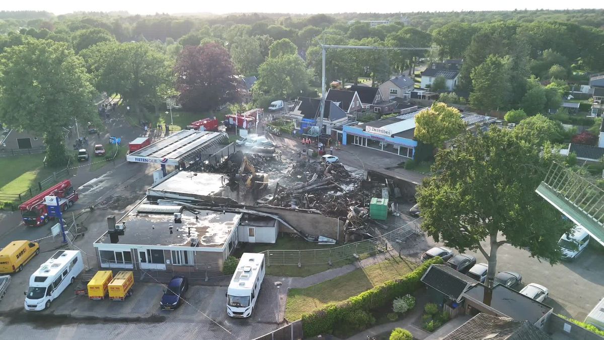 Grote brand in Norg